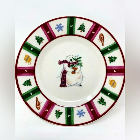 Pfaltzgraff Polar Bear 8.25" Salad Dessert Luncheon Plate - Picture 1 of 3